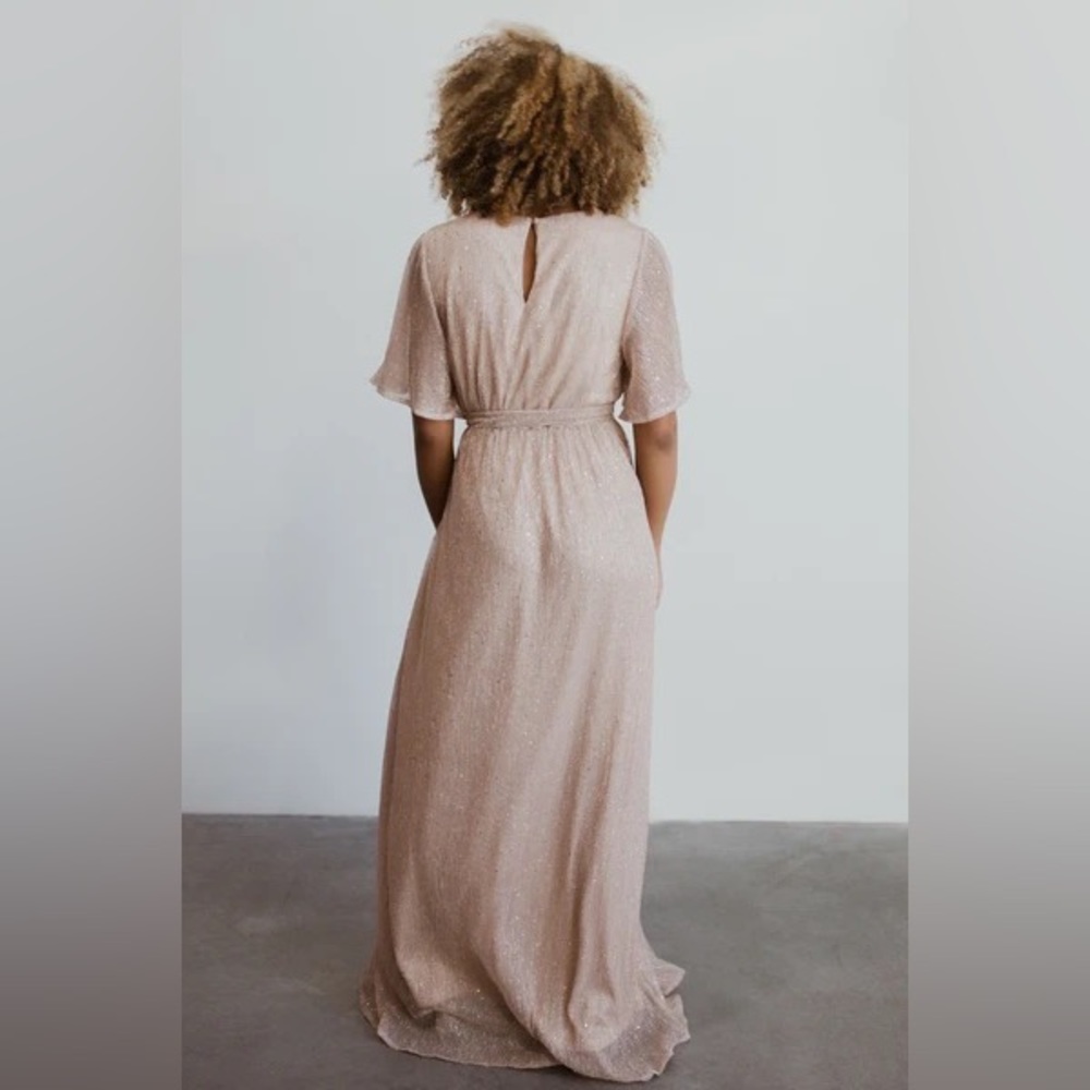 Baltic Born Shimmering Tan Maxi Dress - Picture 14 of 15
